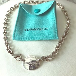 Authentic silver “ Return to Tiffany“ choker.
